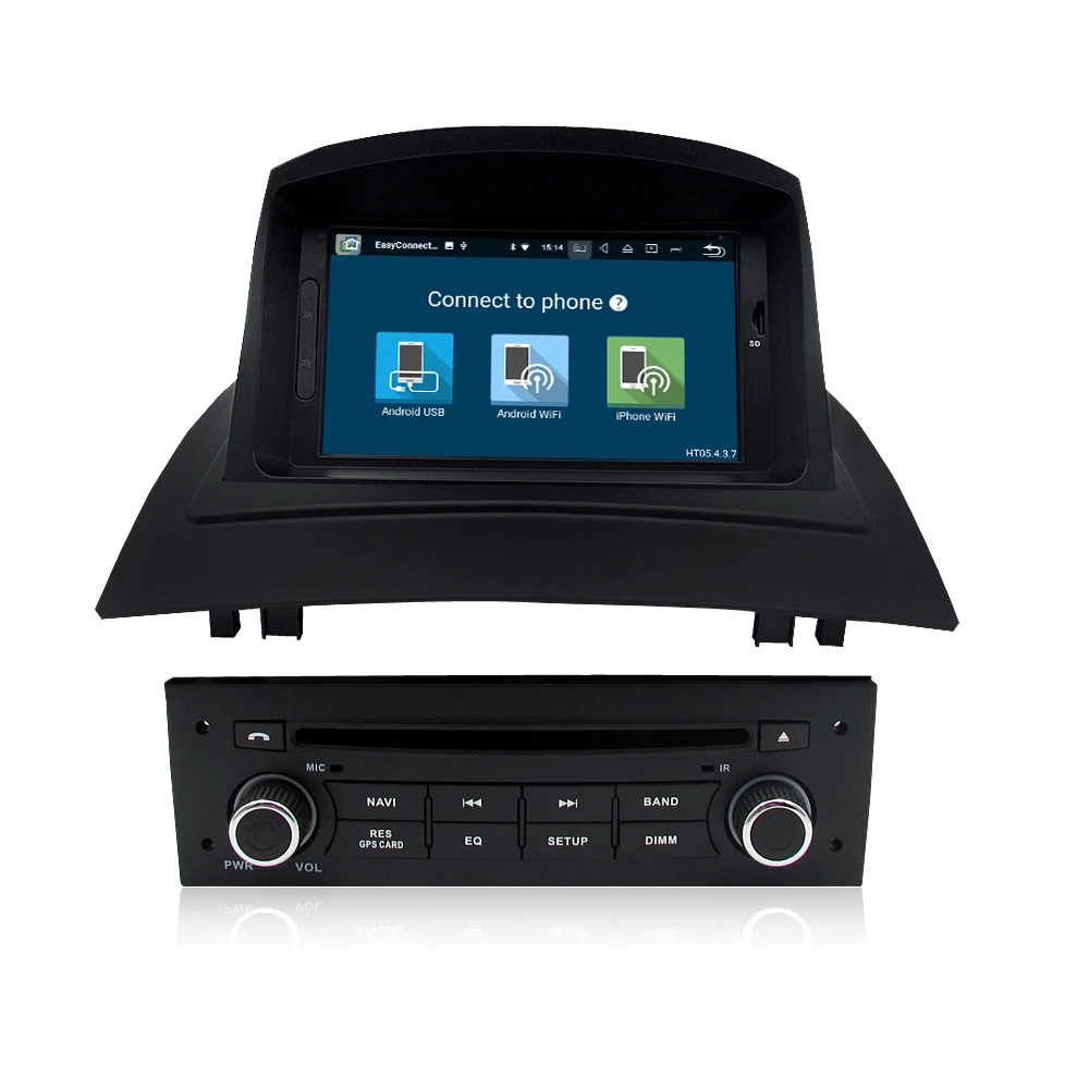 Clearance 4GB IPS Android 8.0 Car Stereo DVD Multimedia For Renault Megane 2 Fluence 2002-2006 2008 Auto Radio GPS Navigation Audio Video 1