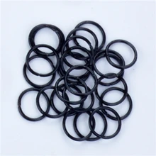 200 шт./лот Нержавеющая сталь открытые соединительное кольцо 4/5/6/8 мм диаметр черного цвета с круглым носком Цвет Разделение кольца для самостоятельного изготовления ювелирных украшений своими руками