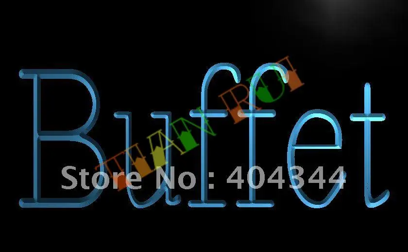 

LB385- Buffet Cafe Restaurant Dinner OPEN Light Sign