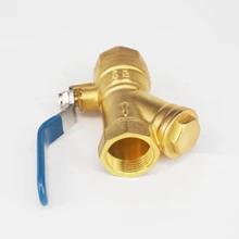 Латунный y-образный фильтр шаровой клапан 3/" BSP одинаковая внутренняя резьба