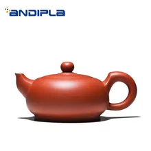 320 ml аутентичный китайский чайник для заварки чая Фиолетовый Глиняный заварочный чайник сырье ручной работы оре жу грязи горшок Zisha дома чайный набор кунг-фу чайник Tie guan Yin отправлен друзей