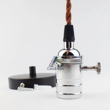 Винтаж UL держатель лампы DIY подвесной светильник E26 лампа гнездо для 110 В 220 В Edison ЛАМПЫ Винтаж висит лампы для дома овцс