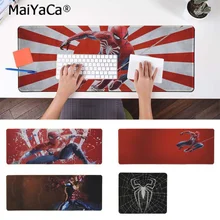 MaiYaCa Beautiful Anime Marvel Spiderman Natural Rubber Gaming mousepad Desk Mat Rubber PC Computer Gaming mousepad maiyaca hot sales anime steins gate natural rubber gaming mousepad desk mat large lockedge mousepad laptop pc computer mouse pad