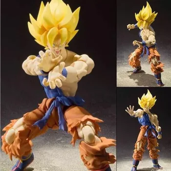 

Anime Dragon Ball Z Figurine Super Saiyan The Son Goku PVC Action Figure Statue Collection Model Kids Toys Doll Gift 16cm