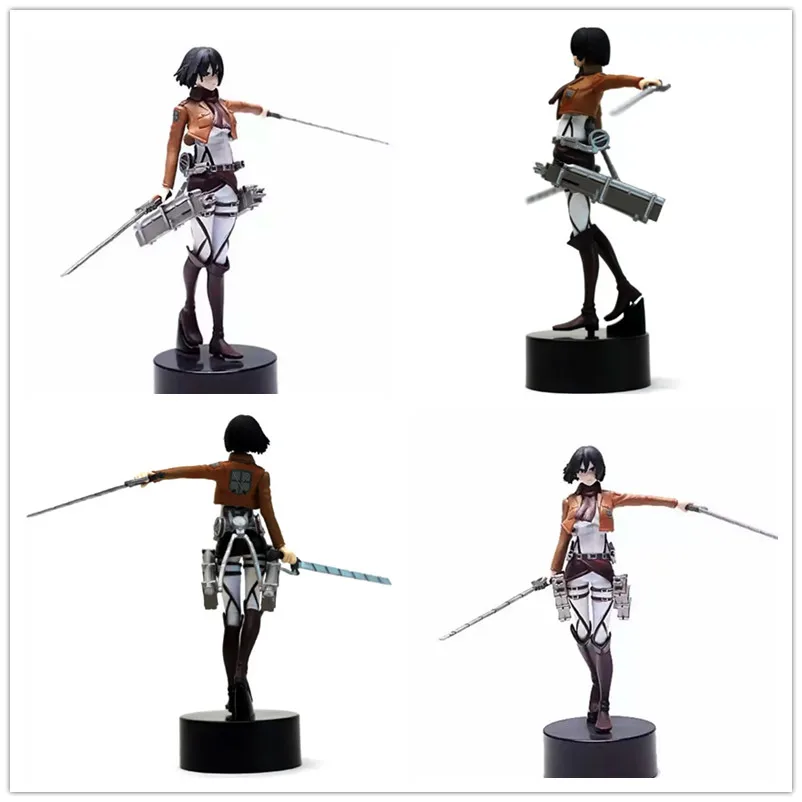 4 7 &quotshingeki no kyojin attack on titan mikasa ackerman фигма ПВХ фигурка Аниме Модель Коллекционная