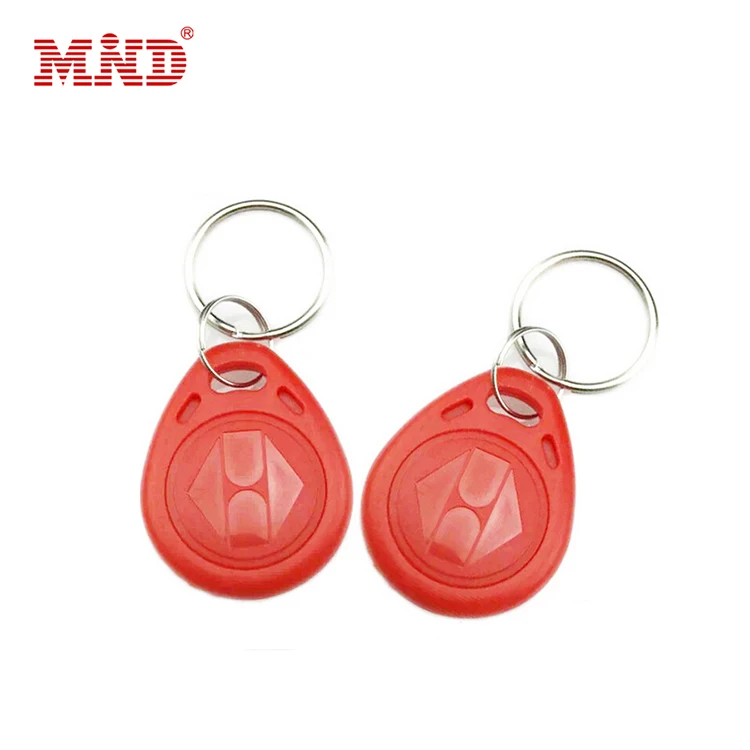 100pcs 125Khz EM4100 chip Tags ID Card Key Chain Access for RFID reader keypad access control system | Безопасность и защита