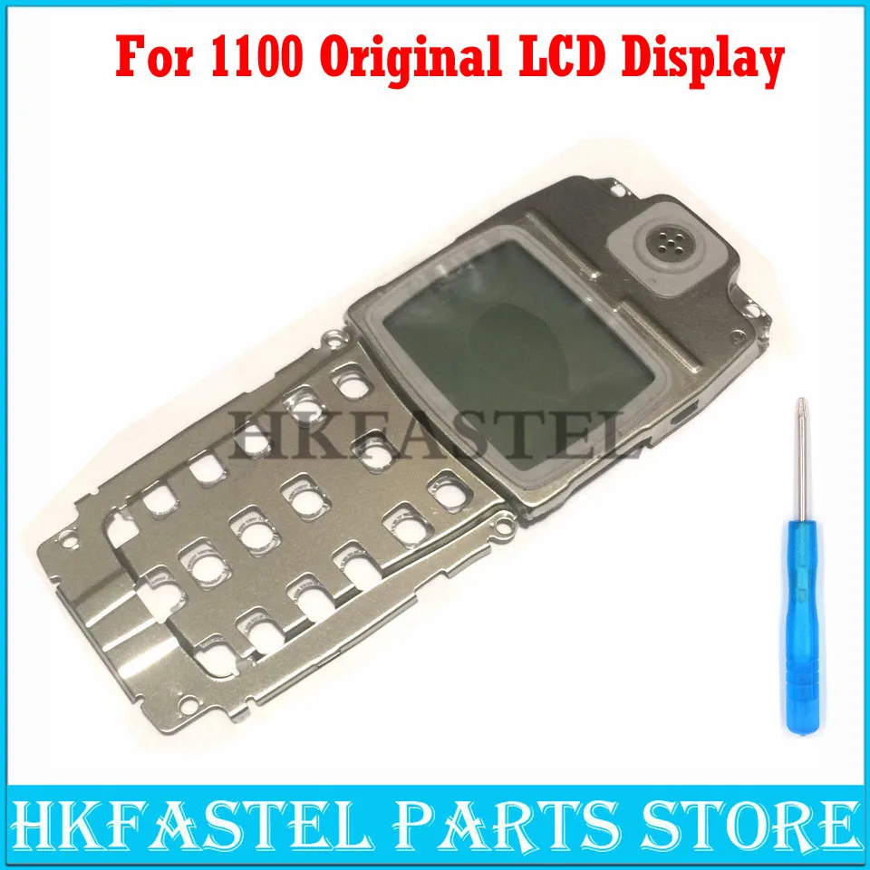 

For Nokia 1100 Original Mobile Phone LCD screen digitizer display+Display Frame Free Tools