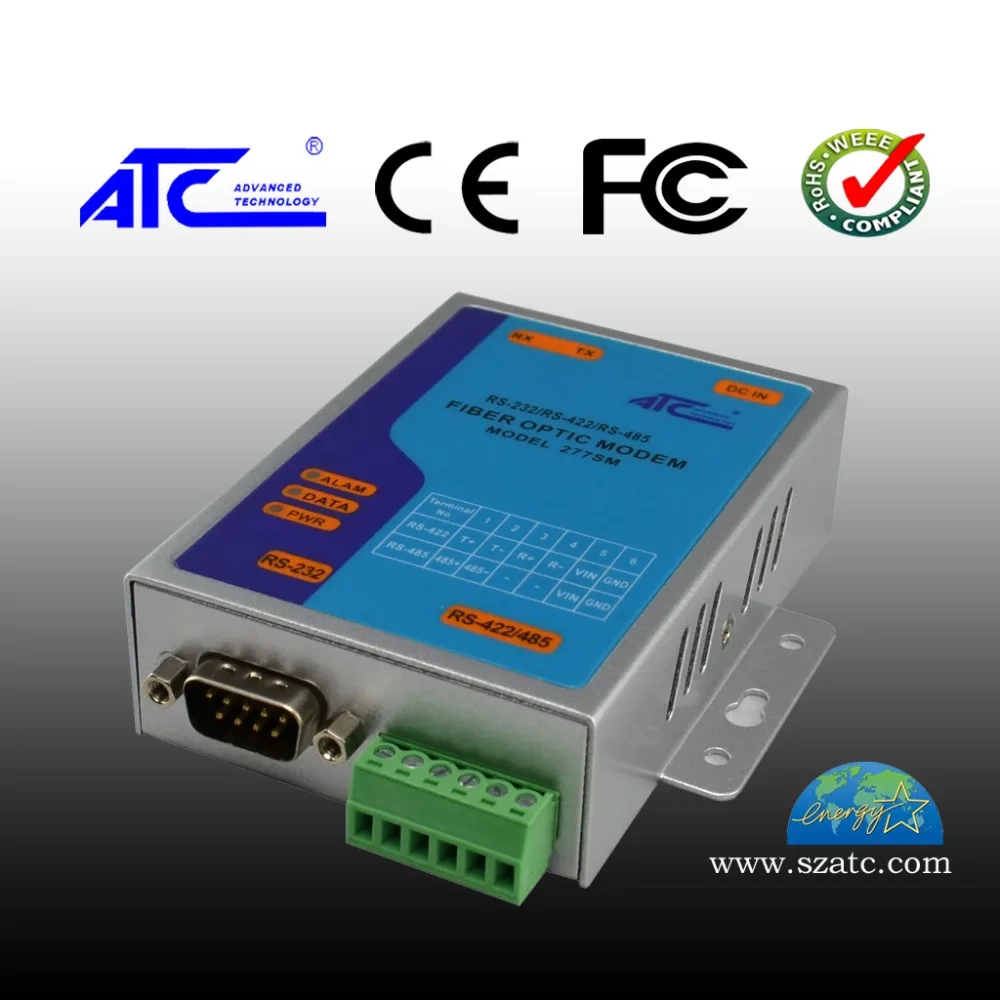 Single mode Optical Fiber Transceiver ATC 277SM Industrial Optical