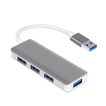 

USB Hub Adapter 4-in-1 USB Splitter 4 USB 3.0 Ports High-Speed Data Transfer Quadruple Protection for MacBook Mac Pro r20