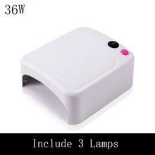 Сушилка лампы ногтей для Гвозди 36 Вт УФ-лампы гель Лаки для ногтей исчезают лечение светом машина 3 лампы UF лампы для маникюр оборудование Инструменты для маникюра