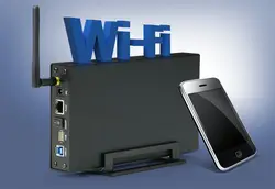 Новое Поступление WI-FI Конвертер USB 3.0 3.5 ''HDD Корпус Внешний Жесткий Диск Дело Обмен Wifi Ретранслятор Маршрутизатор хранения
