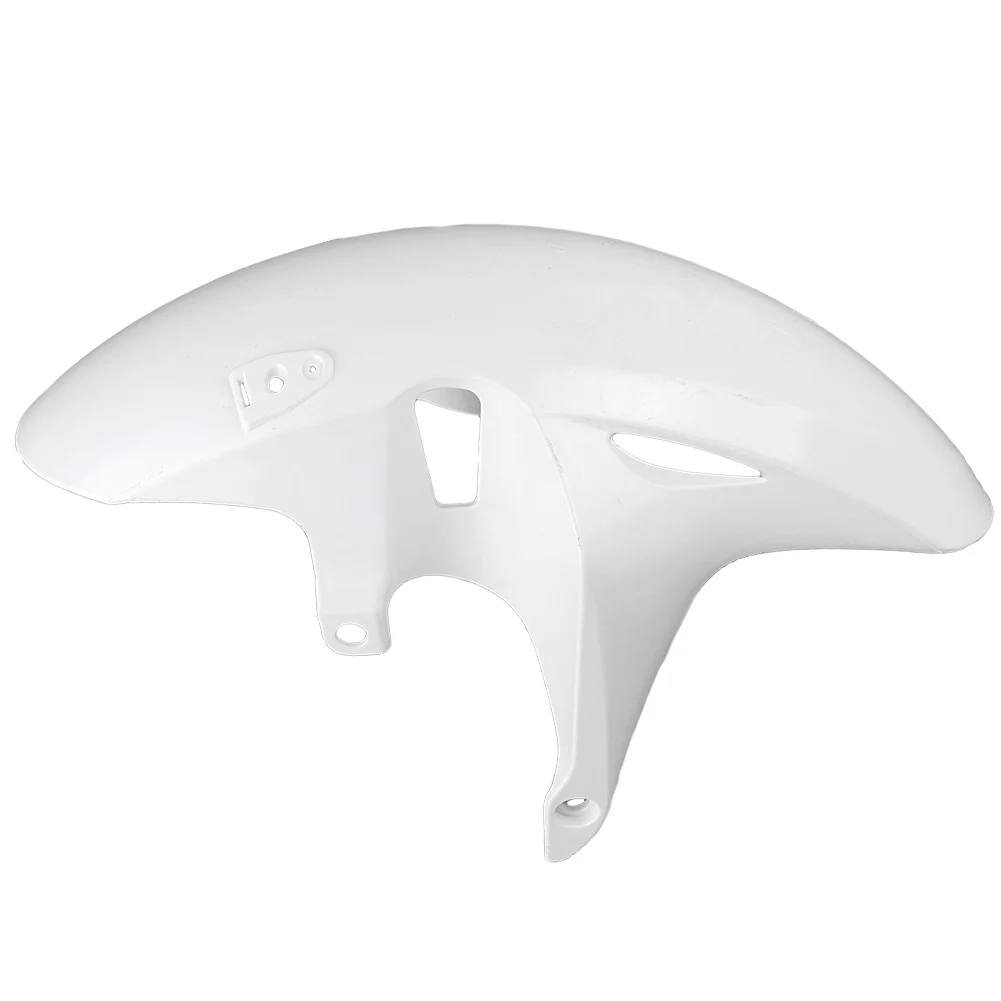 Unpainted White Front Wheel Fender Mudguard Splash Extension Extender Fairing Cover For Honda CBR600F CBR 600F 2011 Bodykit