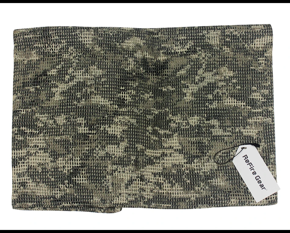 ReFire Gear Arab Military Tactical Mesh Scarf Men US Army Soldiers Combat Camouflage Scarves Conceal Camo Shawl Veil Scarf 190cm mens head wrap bandana