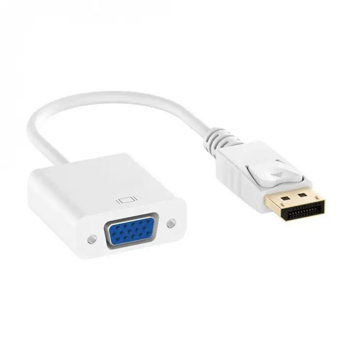 Новое поступление DP DisplayPort штекер для вставной конвертер для VGA Кабель-адаптер для ПК ноутбука GDeals