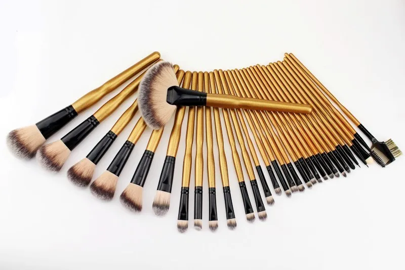 Pincéis de Maquiagem Jogo de Escova da Sombra de Mistura Kit de Cosméticos Professional Foundation pó Make up New 32 Pcs 13 Cheap Aplicador de sombra
