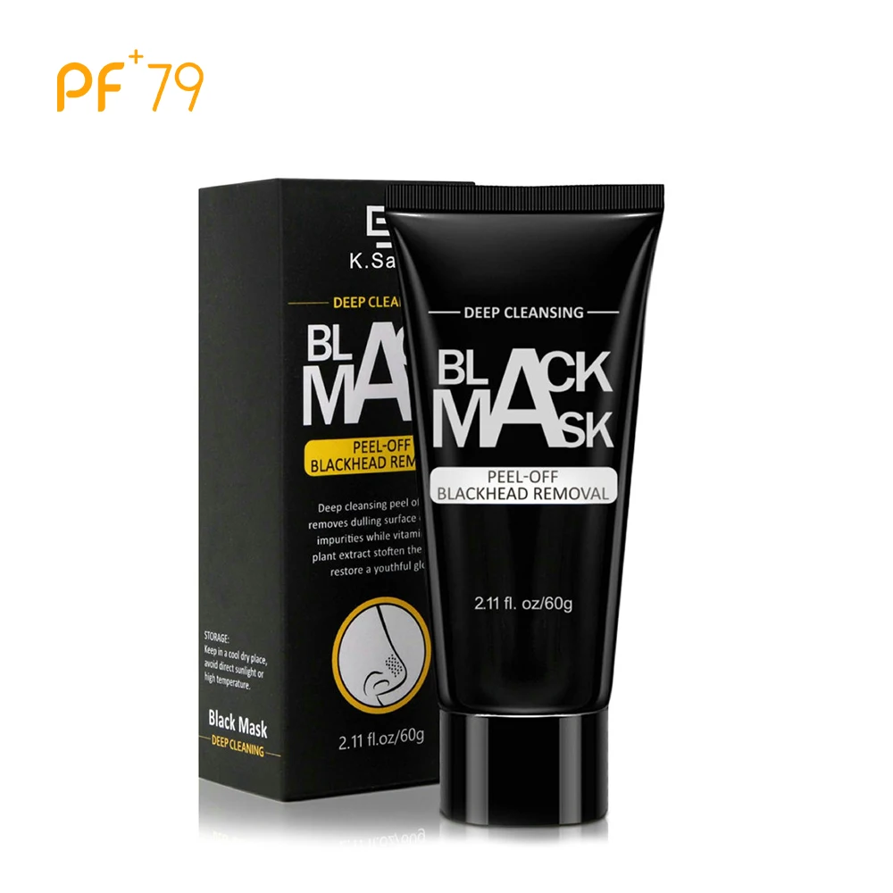 

PF79 Skin Care Black Mask Peel Off Bamboo Charcoal Purifying Blackhead Remover Mask Deep Cleansing Acne Scars Blemishes
