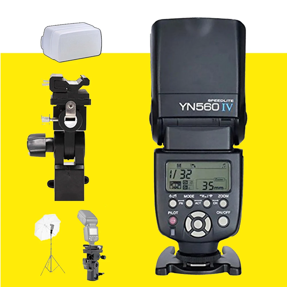 YONGNUO YN560 YN-560 IV IV + B  Umbrella    Canon 1200d 700d 60d Nikon DSLR    Speedlite