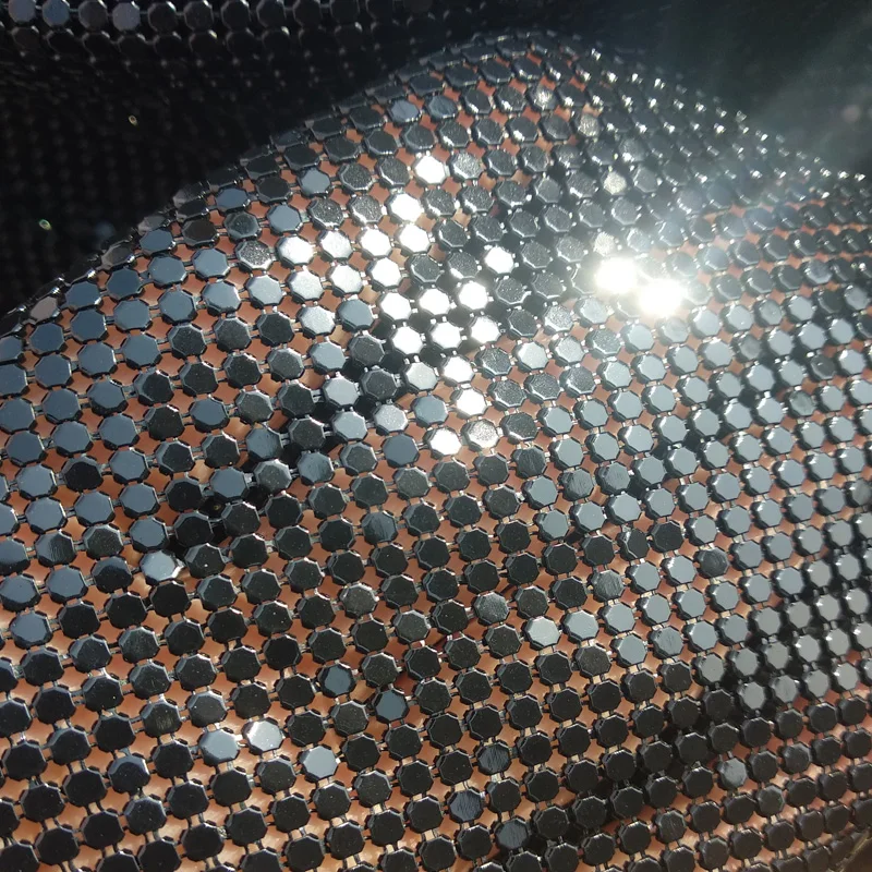 Black Metal Mesh Fabric