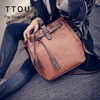 Shoulder Bag Women FashionBucket Bag Vintage Crossbody Handbag