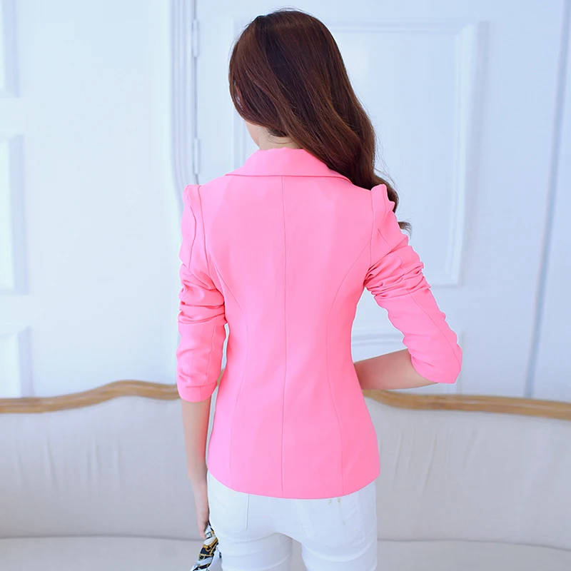 2018 New Fashion Slim Ladies Coat Work Clothes for Women Spring Plus Size Wear Jacket Clothe Tops