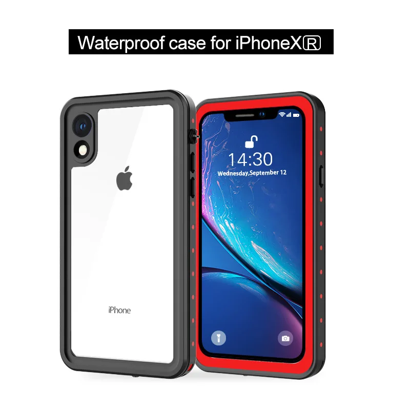 iphone XR Transparent Red