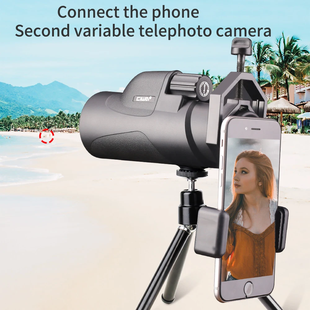 Minha Visão hd Binóculos Telescópio Monocular à Prova d' Água Preta Rei Professial Handheld Monocular Telescópio Caça Profissional 13 High Quality Ferramenta