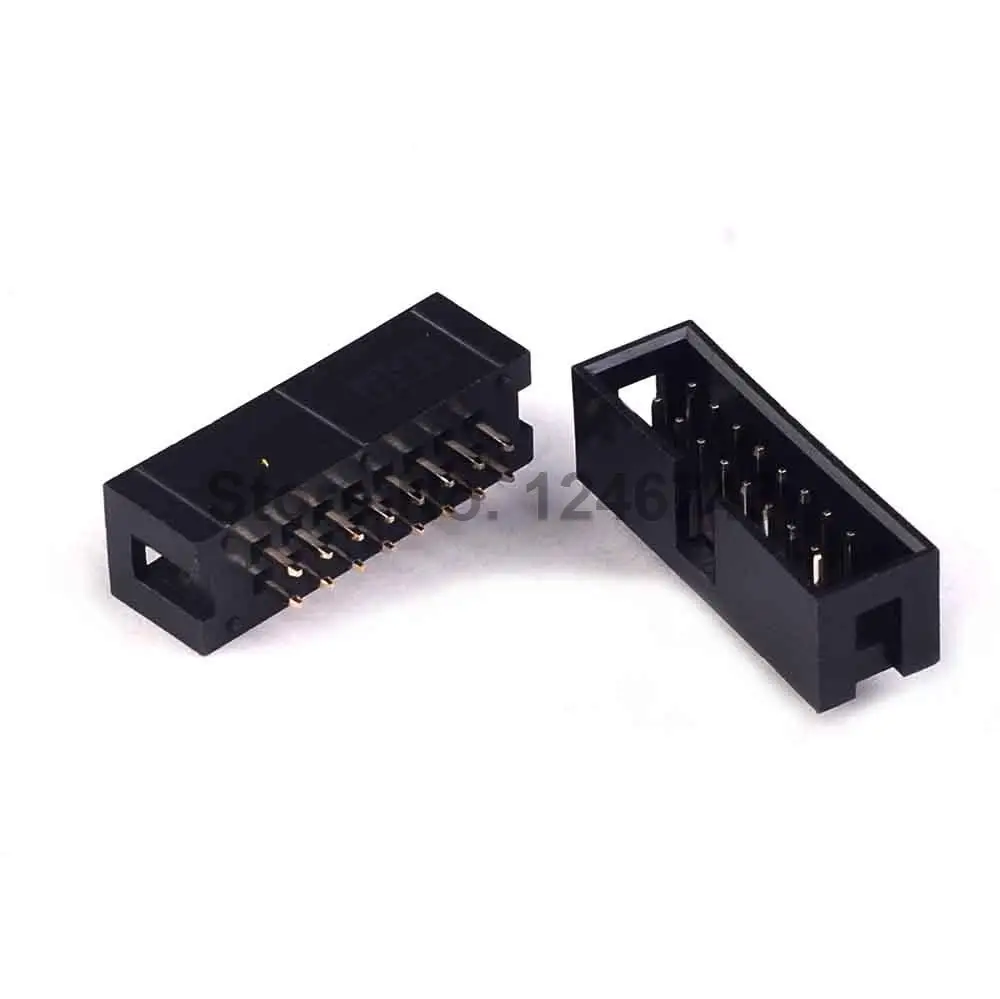 

10PCS/LOT DC3-16P 2.54mm 16P 16Pin Straight Male Box Header