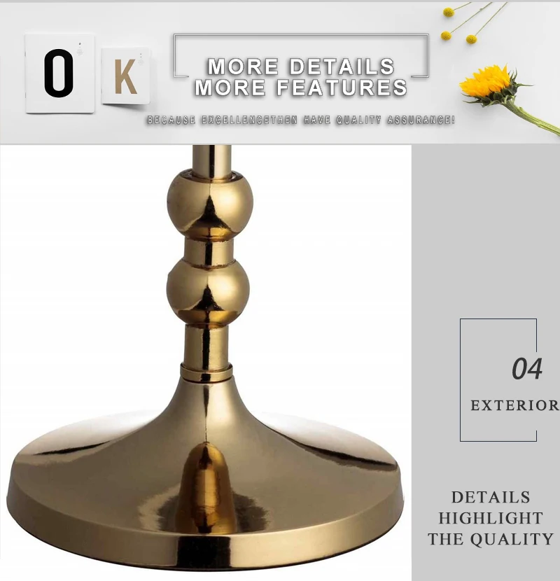 gold home décor geometric candle holder votive candle holders (5)