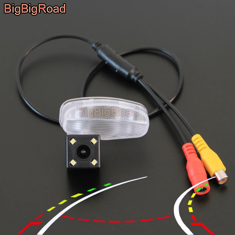 

BigBigRoad Car Intelligent Dynamic Trajectory Tracks Rear View CCD Camera For Honda Vezel HRV H-RV XRV X-RV 2013 2014 2015 2016