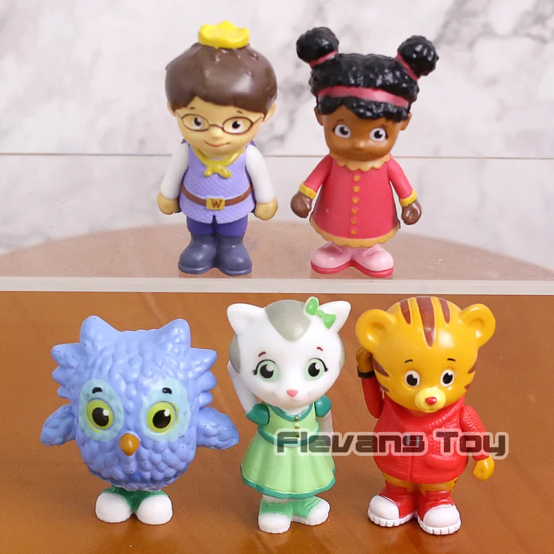 Daniel Tiger s Neighborhood Daniel Tiger Prince Elaina Owl Katerina PVC Action font b Figures b