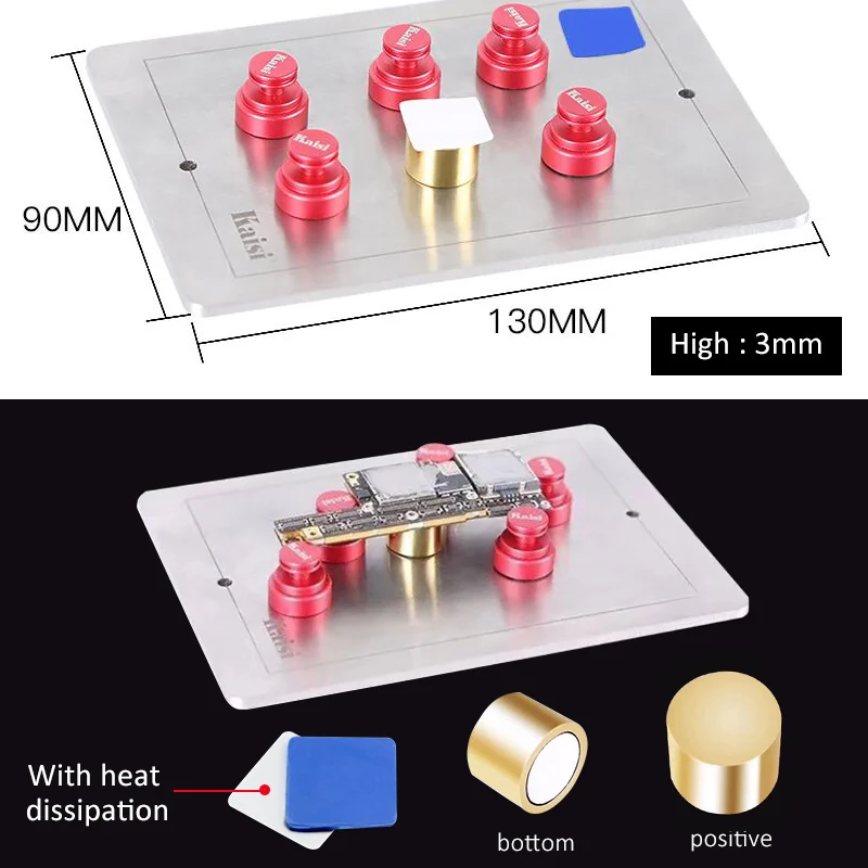 kaisi  Newest Universal Magnetic DIY Fixture PCB Board Work Station Repair Tool