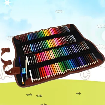 

72 Colors Art Supplies Colored Pencils Set with Roll up Bag Pencil Sharpener Extender Brush for Painting Drawing Handmade Craft