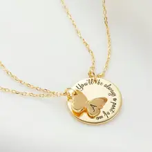 Ожерелье с бабочкой-ожерелье для мамы и дочки, ожерелье с почерком, ожерелье для семьи и сестры