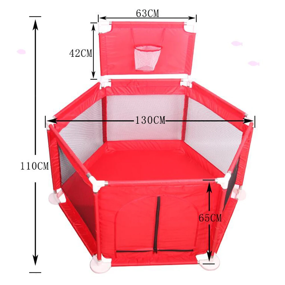 Portable Baby Fence Kids Playpen Ball Pool Safe Barrier for Bed 0-6 Years Children's Playpen Oxford Cloth Pool Balls Child Fence Portable Baby Fence Kids Playpen Ball Pool Safe Barrier for Bed 0-6 Years Children's Playpen Oxford Cloth Pool Balls Child Fence