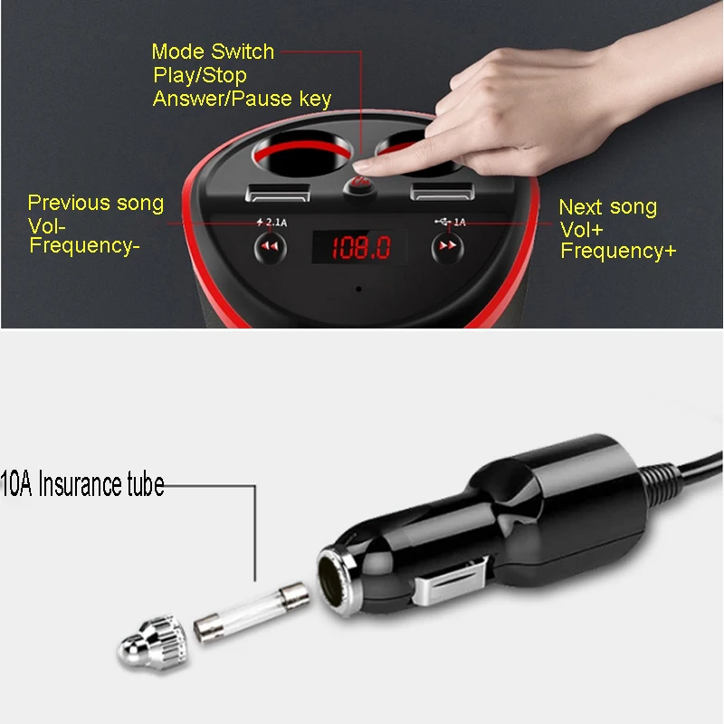 E0436 Bluetooth FM Transmitter (5)