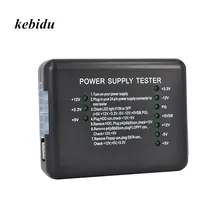 Kebidu ATX SATA HDD Электрический тестер светодиодный индикатор 20 24pin PSU диагностический инструмент тестирование для анода катода 12 В 5 в 3,3 В