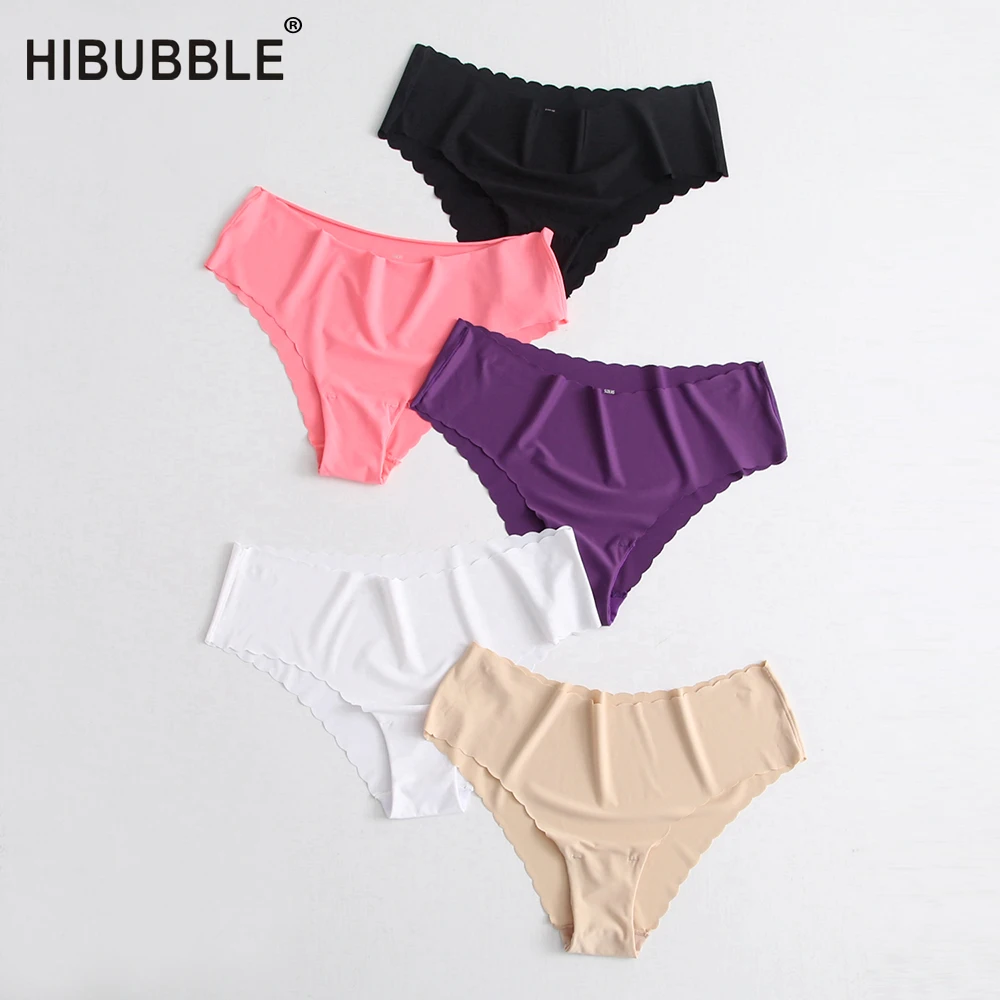 

5Pcs/Lot Sexy Seamless Panties Women Plus Size Briefs Lowe-Rise Underwear Women Traceless Crotch of Cotton Lingerie Hot Sale