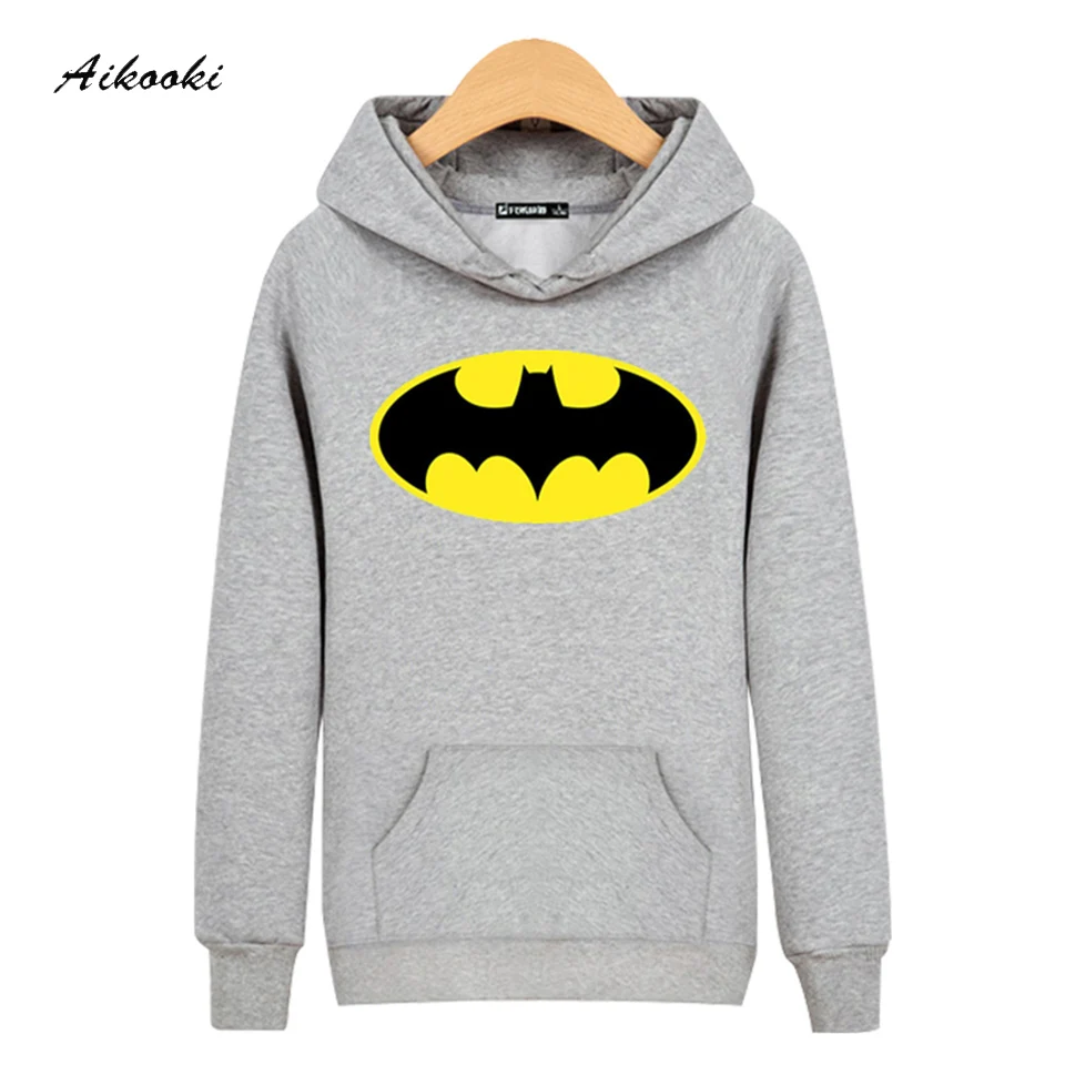 2018 Handsome Batman Symbol Cotton Mens Hoodies and Sweatshirts 2018