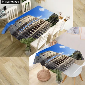 

Ancient Rome Tablecloth Waterproof Oxford Fabric Square/Rectangular Tablecloth For Wedding Table Cloth Cover TV Covers