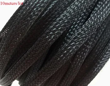 

Yuenhoang 10 Meters Telescopic Braided Hose 10mm Snakeskin Net Tube Sleeve Weaving Wire/Cable Protection Sheath for RC Drone