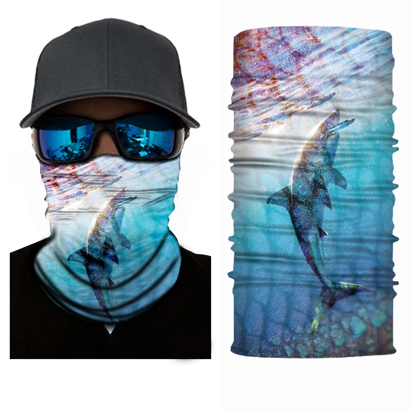 Digital Printing Seamless Multifunctional Scarf Fishing Bandana-in Men ...