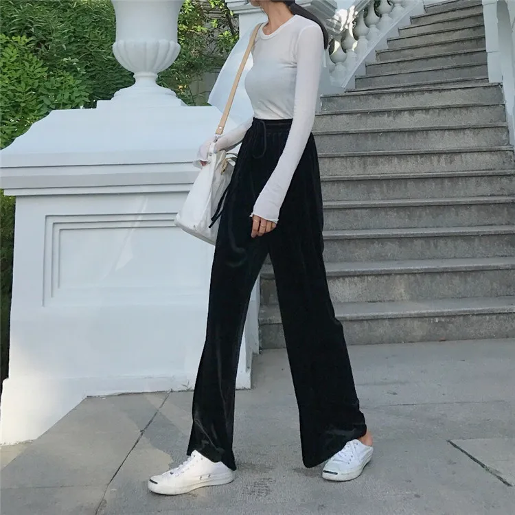 black pants