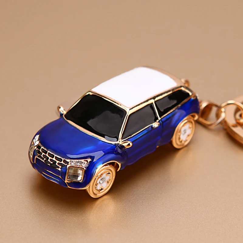 

Fashion Alloy Car KeyChain Crystal Key Chains Charm HandBag Pendant for Women Luxury Small Model Auto Trinket Porte Clef Llavero