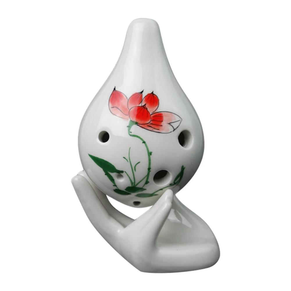Ocarina 6 отверстий короткий рот керамический C Ключ музыкальный инструмент профессиональный для начинающих и T8
