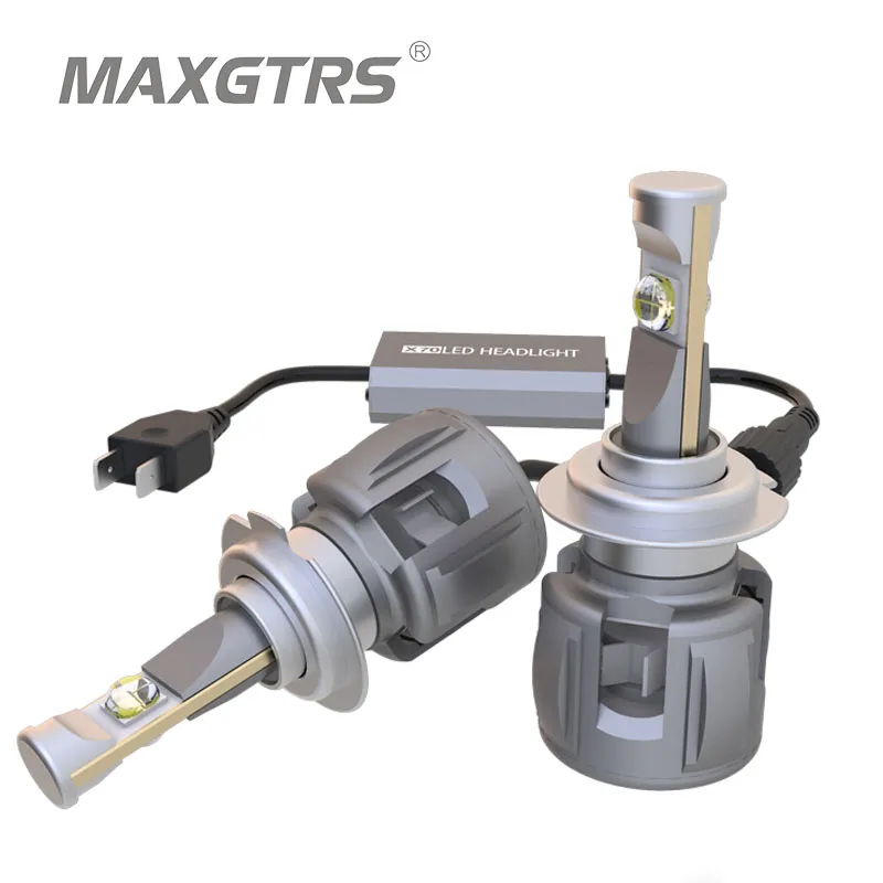 Comprar 2x del coche LED faro H7 H4 LED H8 H11 HB3 9005 HB4 9006 H1 9012 D1 D2 D3 D4 120W 12000lm bulbo Auto faro ETI Chip 6000K de la luz