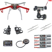 DIY F450 FPV Quadcopter Drone kit 2212 940KV Bermotor 20A Littlebee ESC APM2.8 FC M8N GPS 2 Axis Gimbal 9045 Pro Kembali rumah