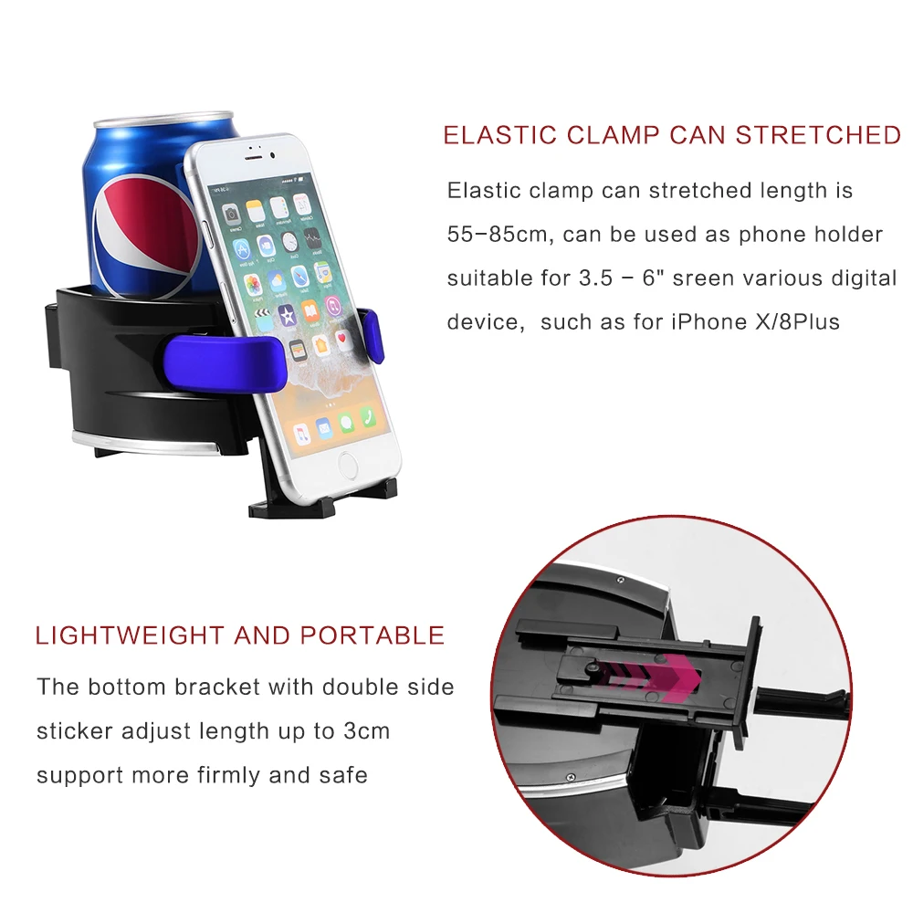 Универсальный складной Автомобильный держатель для напитков, автомобильный держатель для напитков, автомобильный держатель для напитков