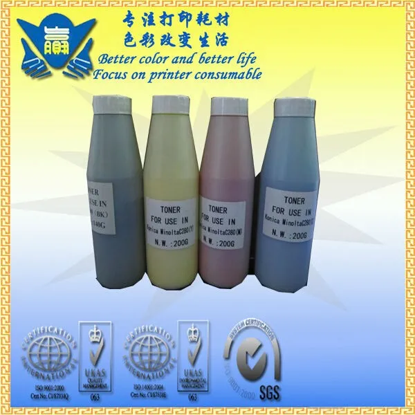 

Universal, refill compatible color toner powder for Ricoh IPSiO SP C810 SP C 811