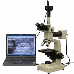 Два легких металлургический микроскоп-amscope поставки 40x-2500x два легких металлургический микроскоп + 3mp USB Камера