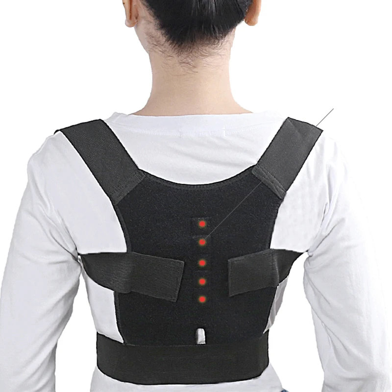 

1PCS Shoulder Back Correct Belt Magnets Posture Corrector Back Support Brace Humpback Postural Correction Belt Chiropractic Vest